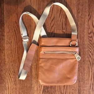 Michael Kors beige small satchel bag